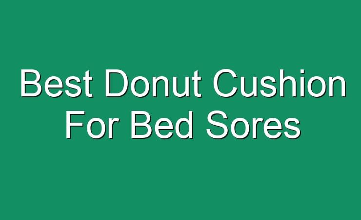 Best Donut Cushion For Bed Sores 366546 