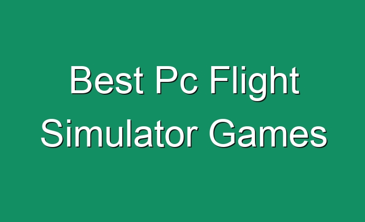 Best Pc Flight Simulator Games