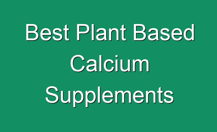 Best Plant Based Calcium Supplements